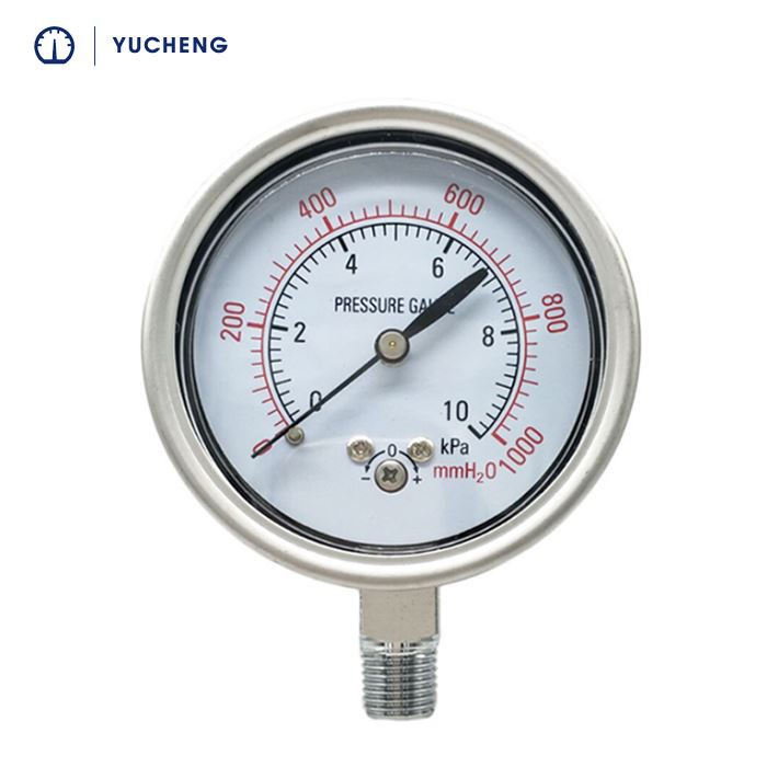 天然ガス乾式圧力計圧力計