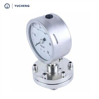 フランジ式ダイヤフラムシール圧力計